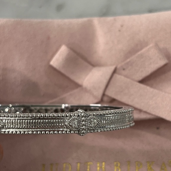 Judith Ripka Diamond Cuff and Diamond Hoops. Set. - Picture 9 of 16